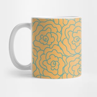 Elegance Seamless pattern with flowers Mug